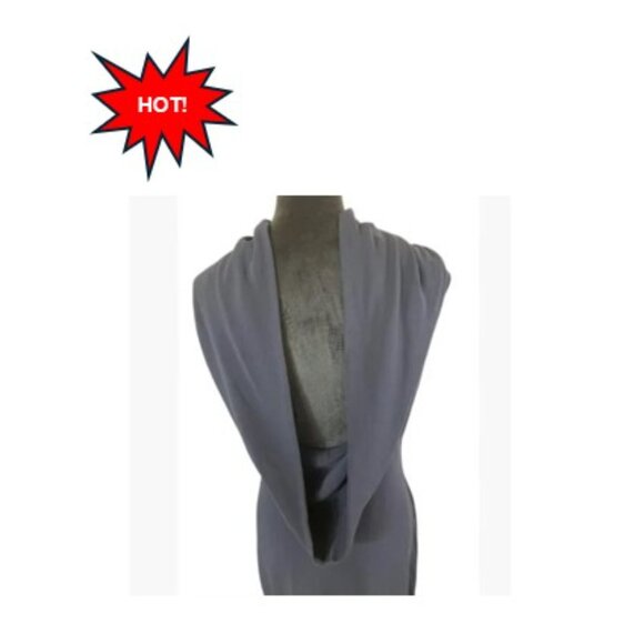 Ellen Tracy Dresses & Skirts - Vintage Ellen Tracy Sexy Backless Draped Sheath Body Hugging Dress Size 8 EUC